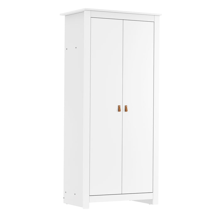 Morton Wardrobe with 2 Doors in White