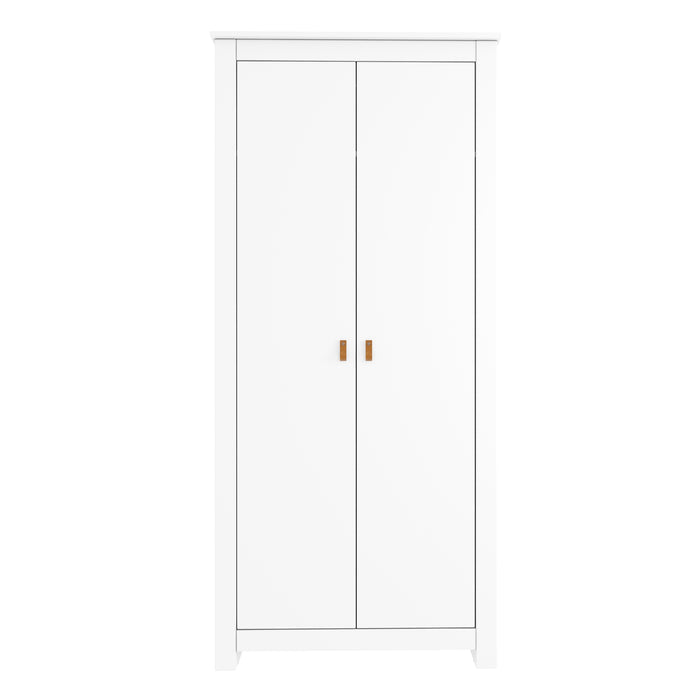 Morton Wardrobe with 2 Doors in White
