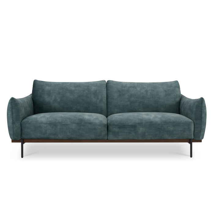 Abbey 3 Seater Sofa, Luxury Petrol Blue Velvet