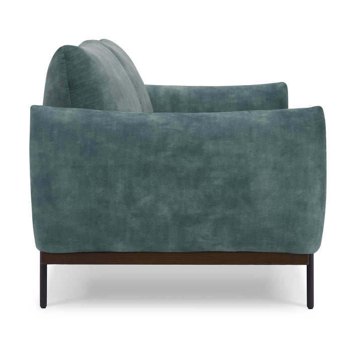 Abbey 3 Seater Sofa, Luxury Petrol Blue Velvet