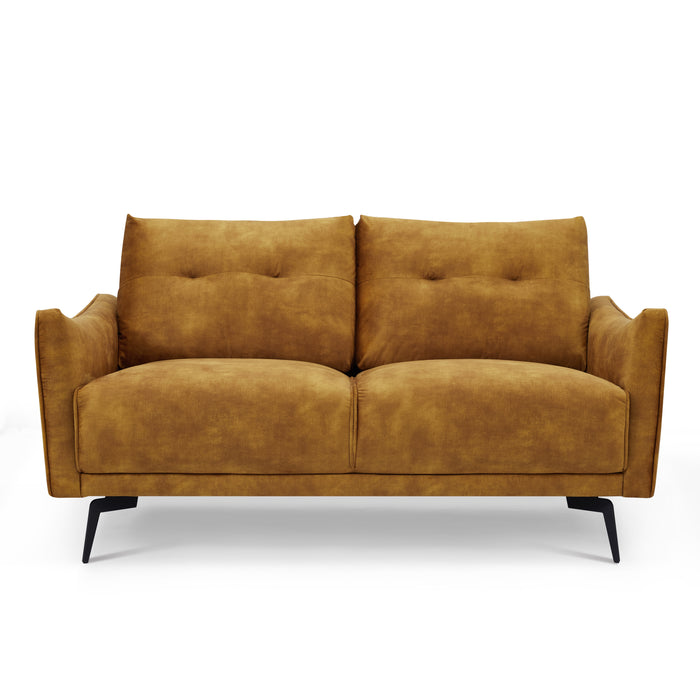 Kensington 2 Seater Sofa, Luxury Gold Velvet