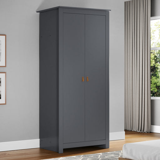 Morton Wardrobe with 2 Doors in Grey