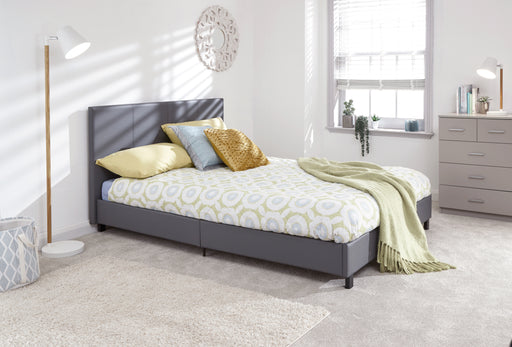 120Cm Bed In A Box Grey