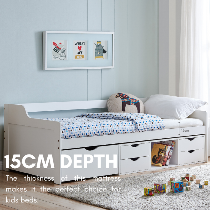 Milo Single 15cm Memory Foam Mattress