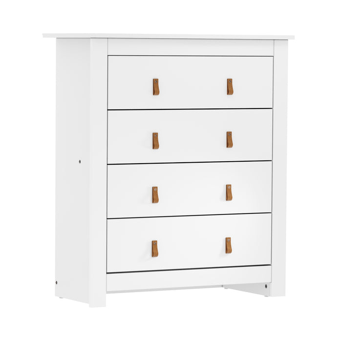 Morton Chest of Drawers with 4 Drawers in White