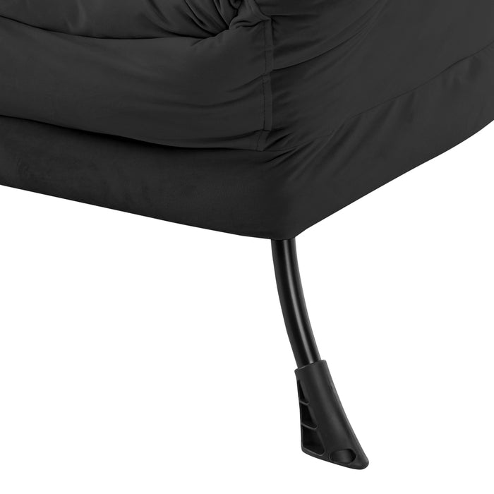 Mellow Lazy Chair, Black Velvet