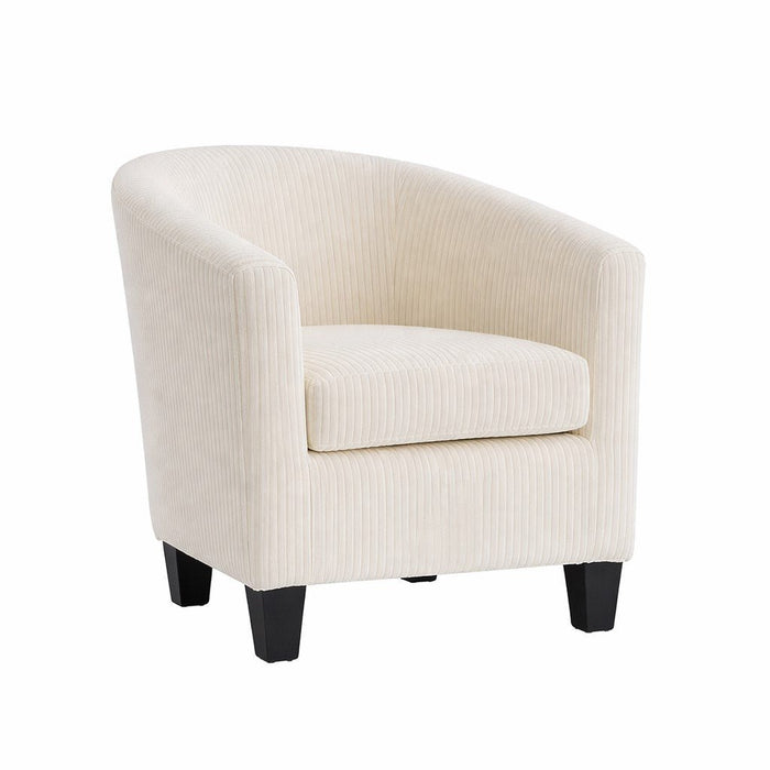 Canberra Accent Tub Chair, Beige Cord