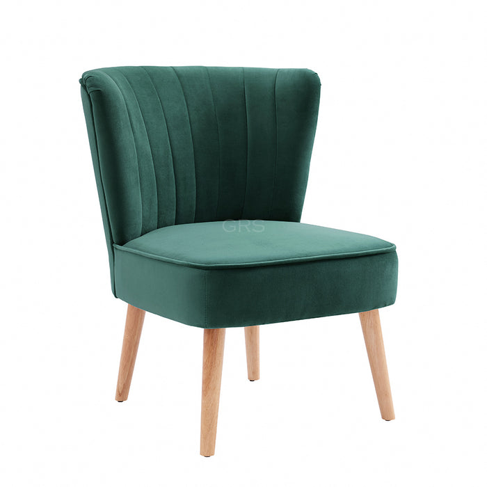 Darwin Accent Tub Chair, Green Velvet