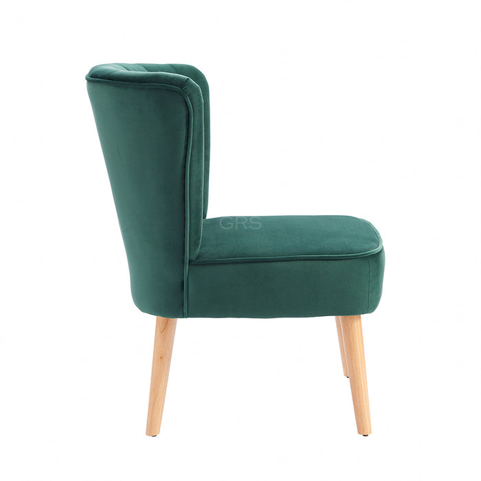 Darwin Accent Tub Chair, Green Velvet