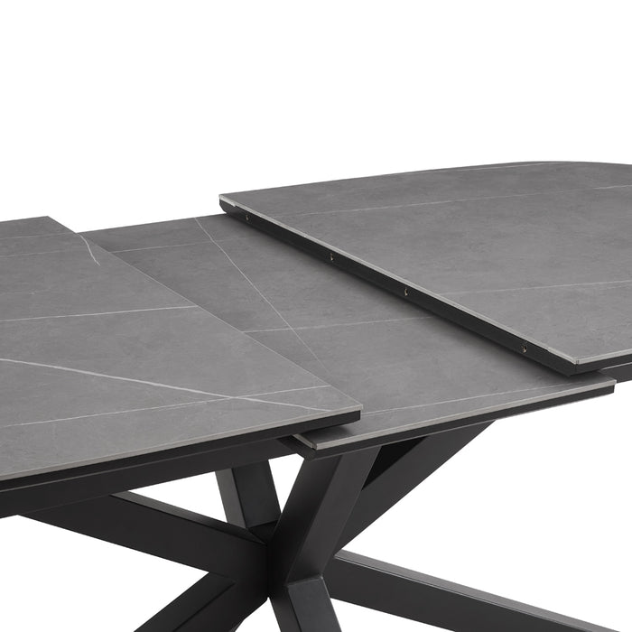 Verona 6-8 Seater Extending Ceramic Sintered Stone Dining Table & Chairs
