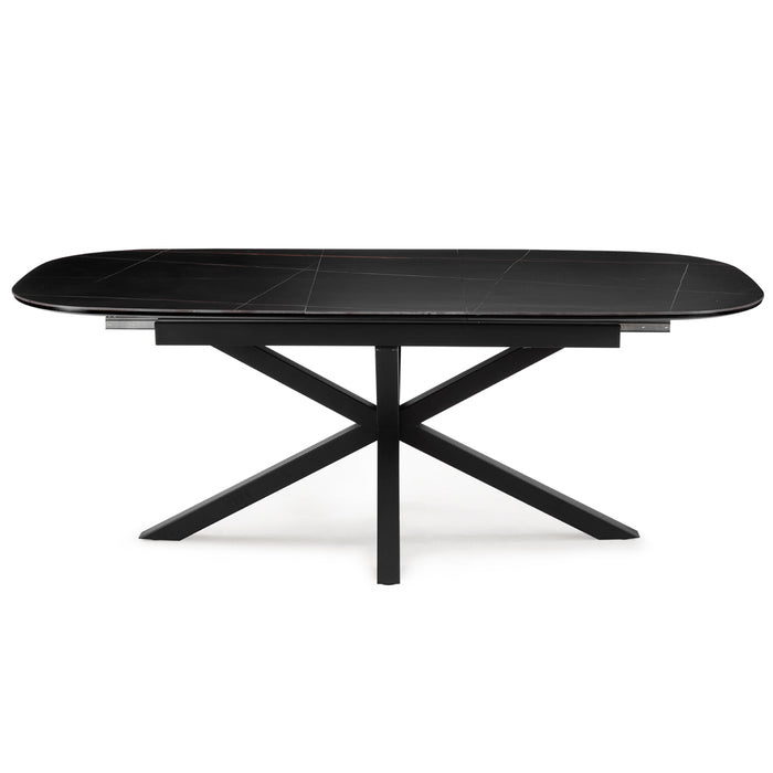 Verona 6-8 Seater Extending Ceramic Sintered Stone Dining Table & Chairs
