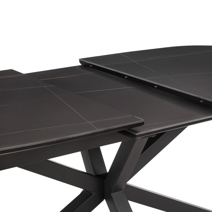 Verona 6-8 Seater Extending Ceramic Sintered Stone Dining Table & Chairs