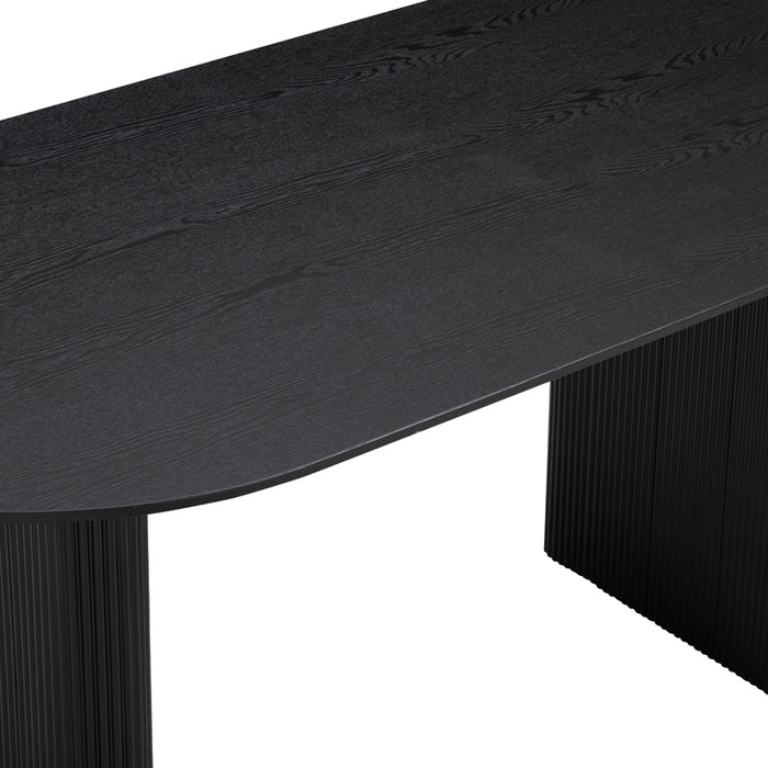 Tokyo 4 Seater Oval Wooden Dining Table & Chairs