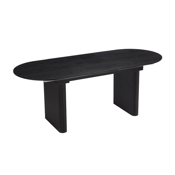 Tokyo 6-8 Seater Extending Oval Wooden Dining Table & Chairs