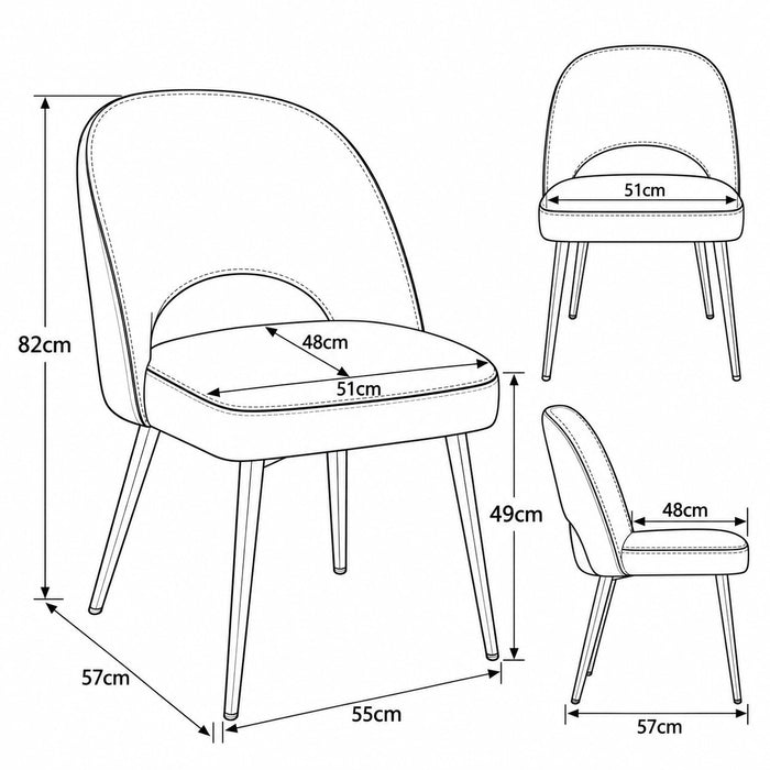 Tokyo 4 Seater Oval Wooden Dining Table & Chairs
