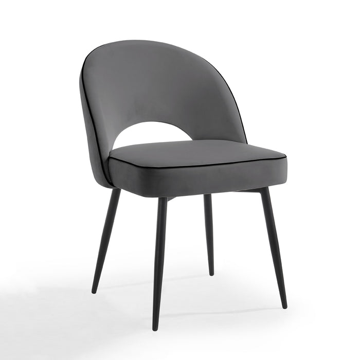 Rocco 6 Seater Round Concrete Effect Dining Table & Chairs