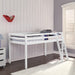 Albany Kids Bunk Bed Mid-Sleeper Wooden Frame, White