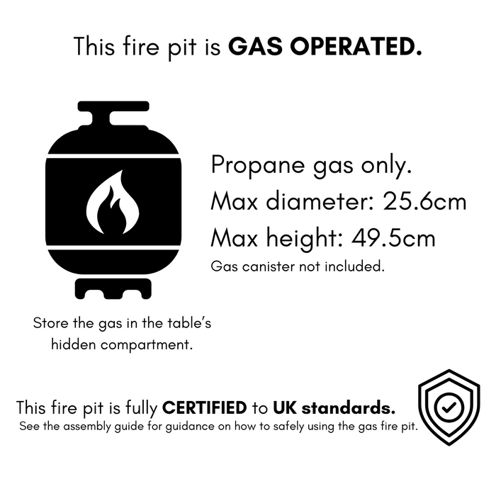 Tobago 8 Seat Modular Rope Garden Set With Firepit, Charcoal