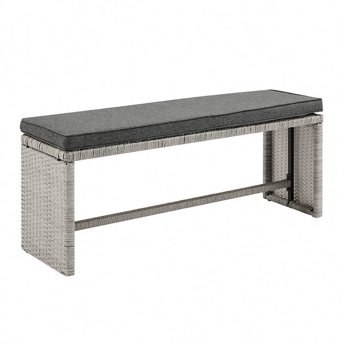 Andros Garden Corner Sofa Set, Grey