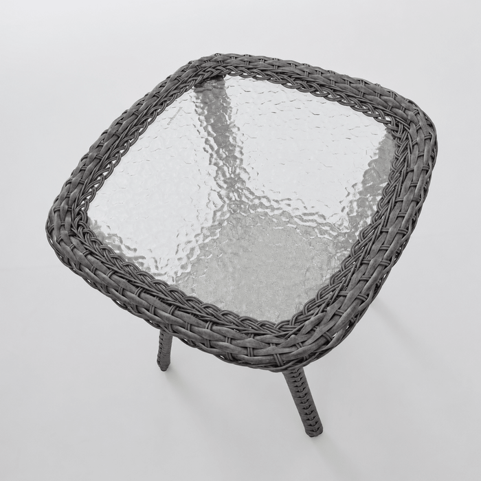 Sydney Garden Swivel Chair Set of 2, Grey