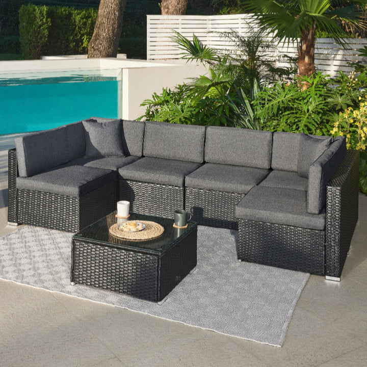 U-Shaped Garden Furniture