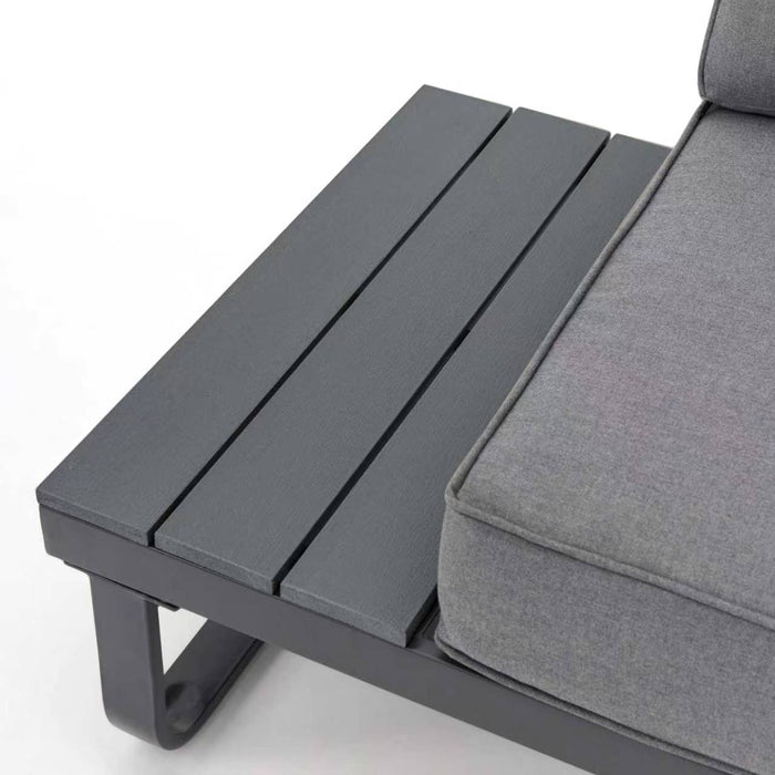 Bali Luxury Corner Garden Sofa, Grey