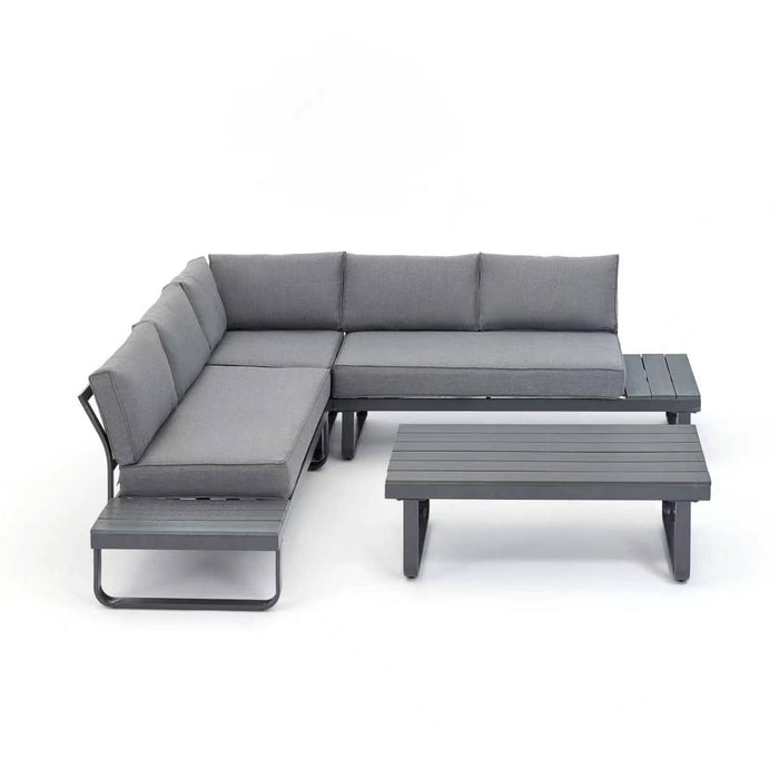 Bali Luxury Corner Garden Sofa, Grey