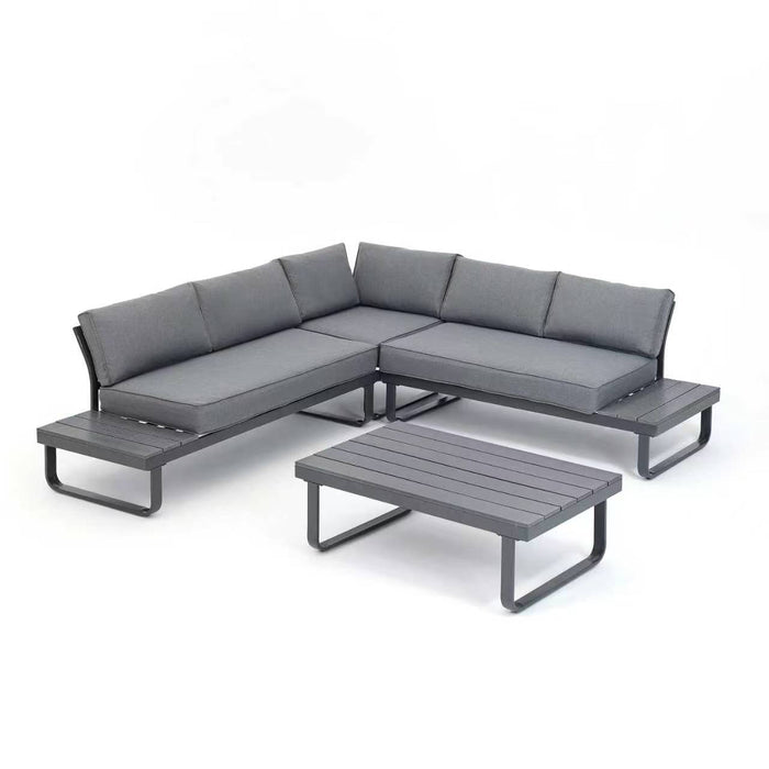 Bali Luxury Corner Garden Sofa, Grey
