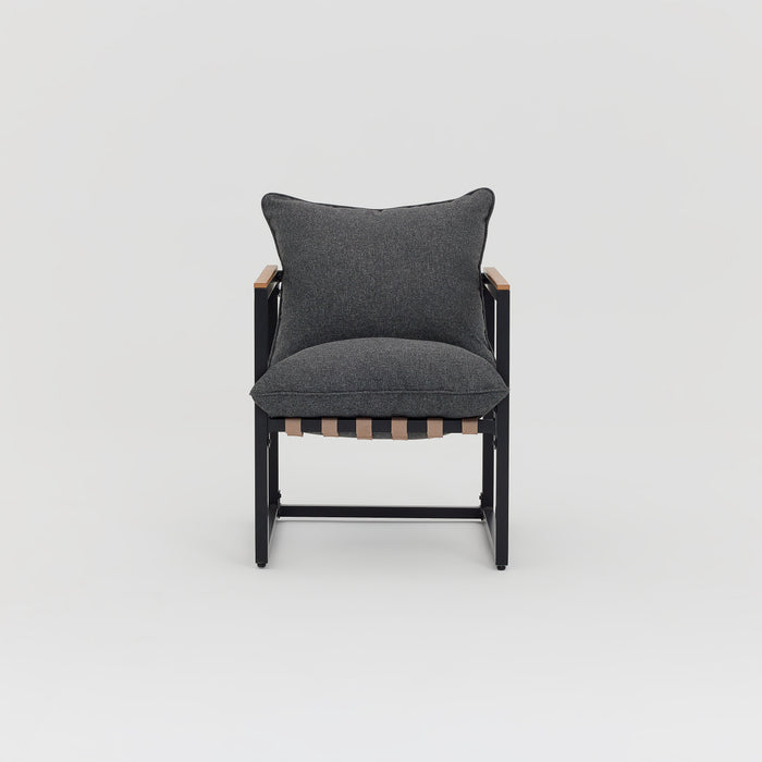 Marbella Garden Balcony Set, Dark Grey Cushions