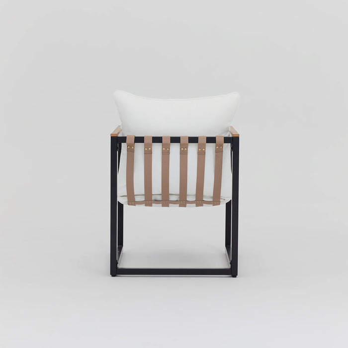 Marbella Garden Lounge Set,  Ivory Cushions