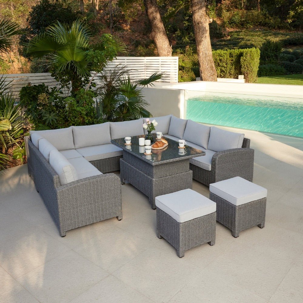 U Shaped Garden Sofa