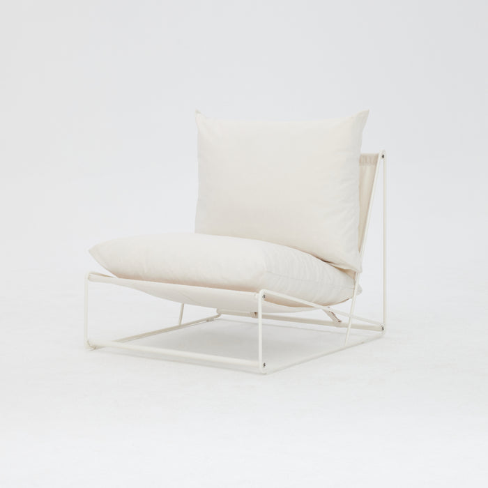 Marina Steel Garden Chair, White