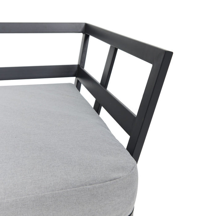 Corvo Corner Garden Lounge Set, Grey