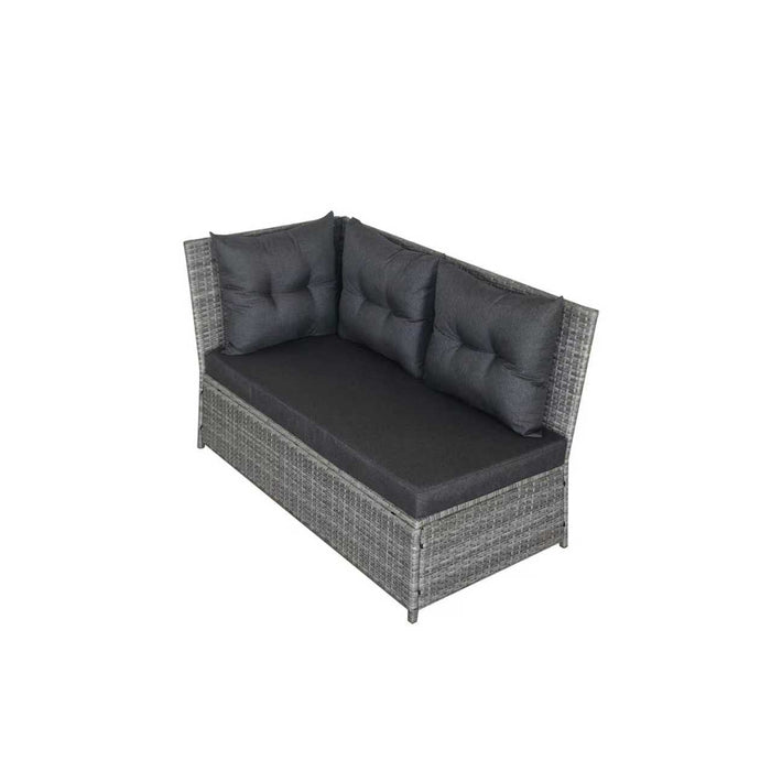 Montego Corner Rattan Garden Dining Set, Grey