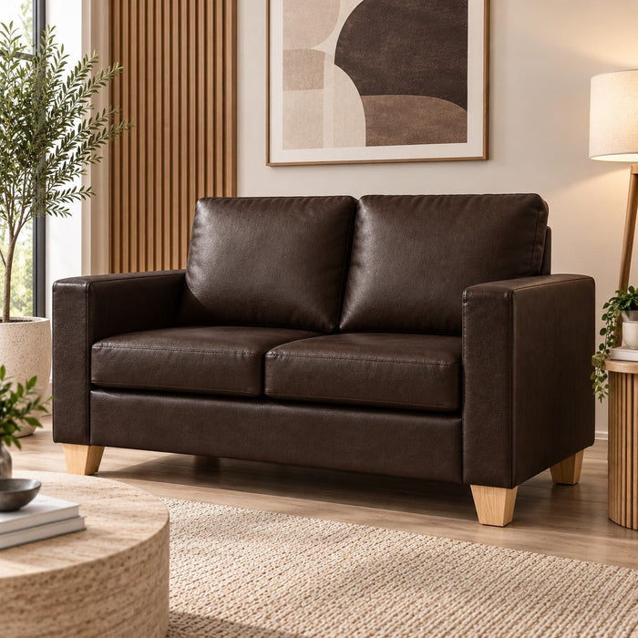 Enderby 2 Seater Sofa, Brown