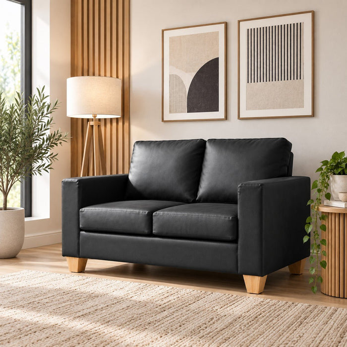 Enderby 2 Seater Sofa, Black