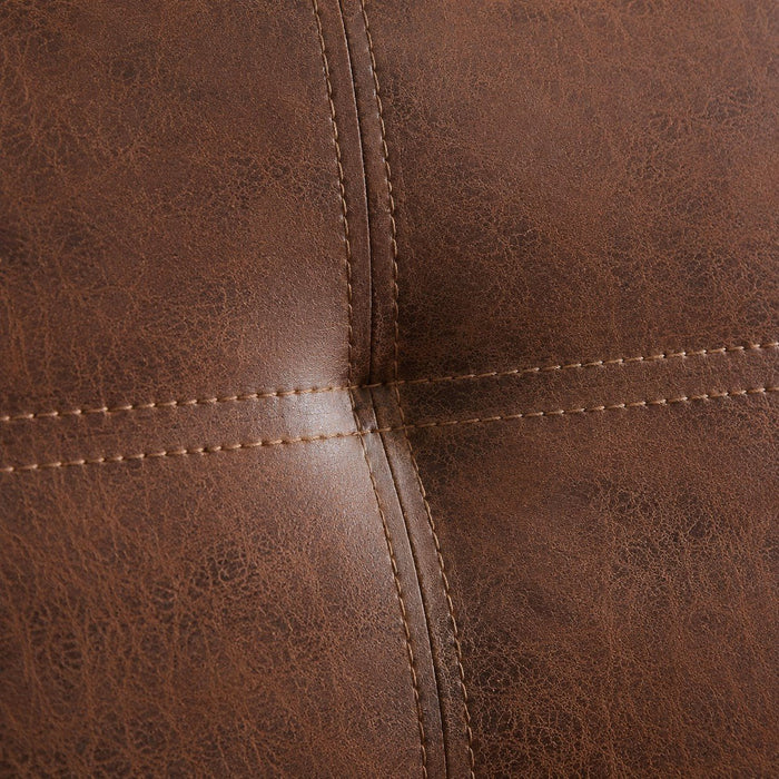 Salerno Sofa Bed, Brown Air Leather