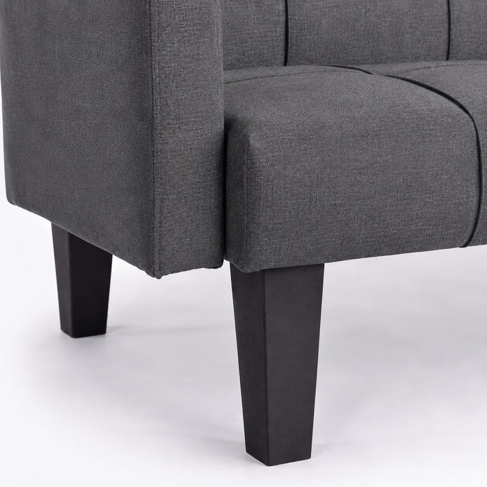Levine Fabric Sofa Bed, Dark Grey