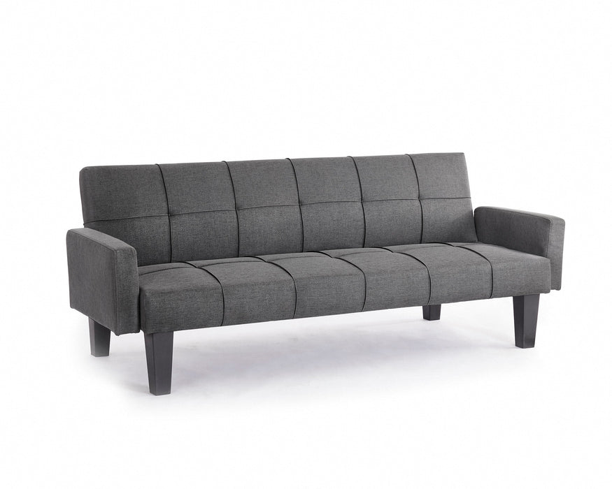 Levine Fabric Sofa Bed, Dark Grey