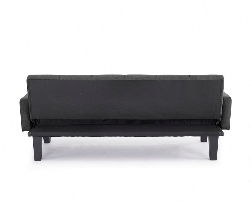 Levine Fabric Sofa Bed, Dark Grey