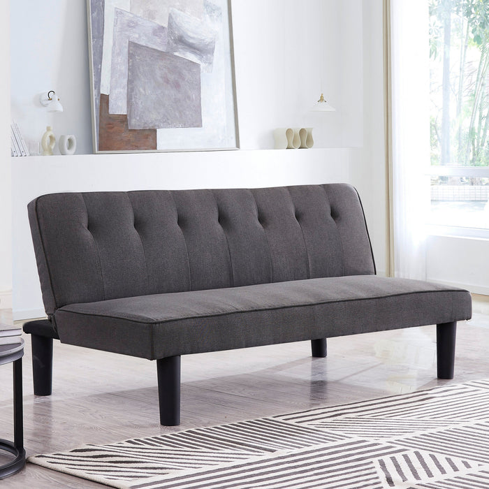 Layla Fabric Sofa Bed, Charcoal Fabric