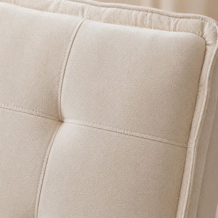 Ada Fabric Sofa Bed, Cream Fabric