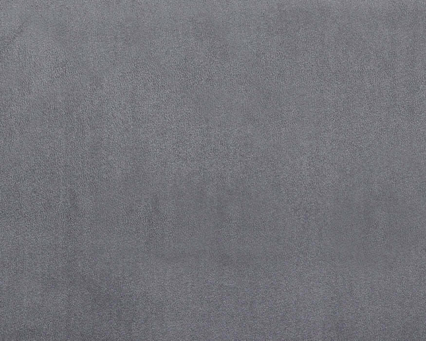 Kendal Velvet Single Sofa Bed Futon, Grey Velvet