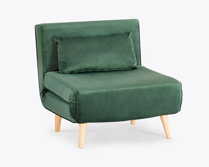 velvet recliner armchair