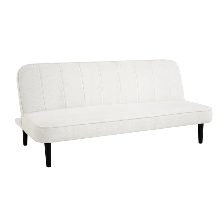 Alex Sofa Bed, White Boucle