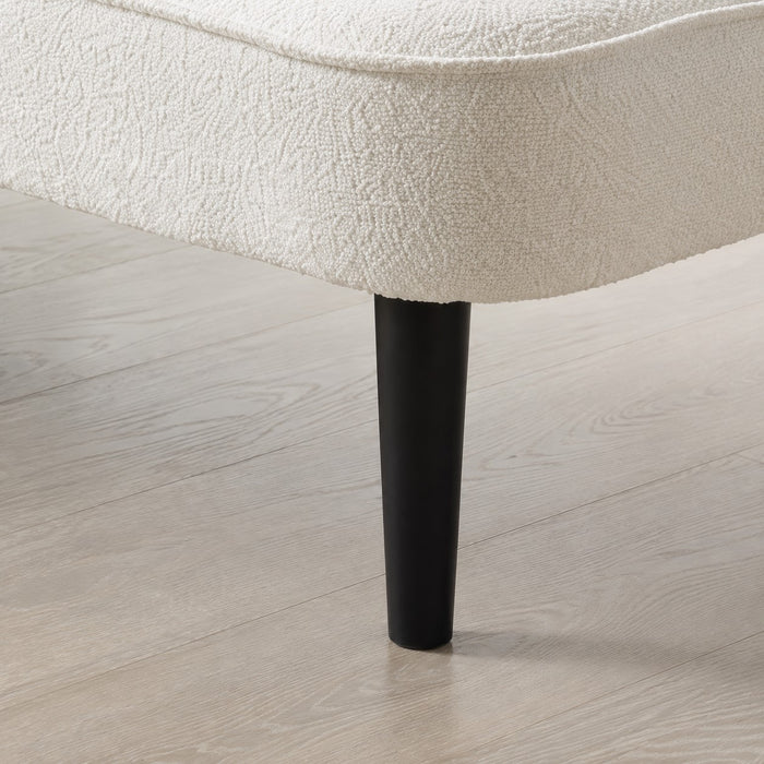 Alex Sofa Bed, White Boucle