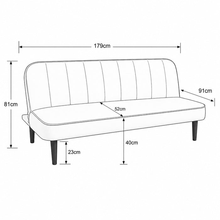 Alex Sofa Bed, Sage Green Boucle