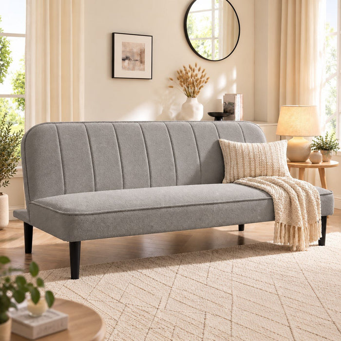 Alex Sofa Bed, Grey Boucle
