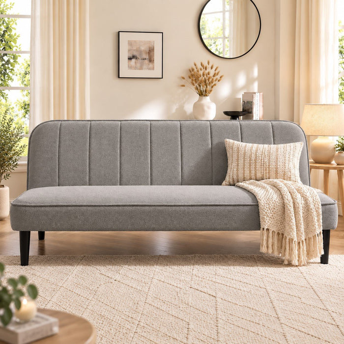 Alex Sofa Bed, Grey Boucle