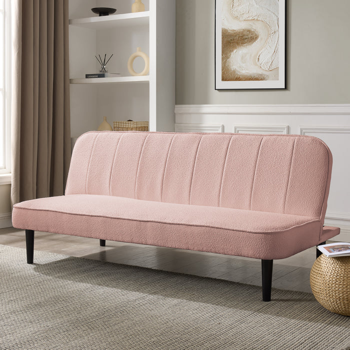 Alex Sofa Bed, Pink Boucle